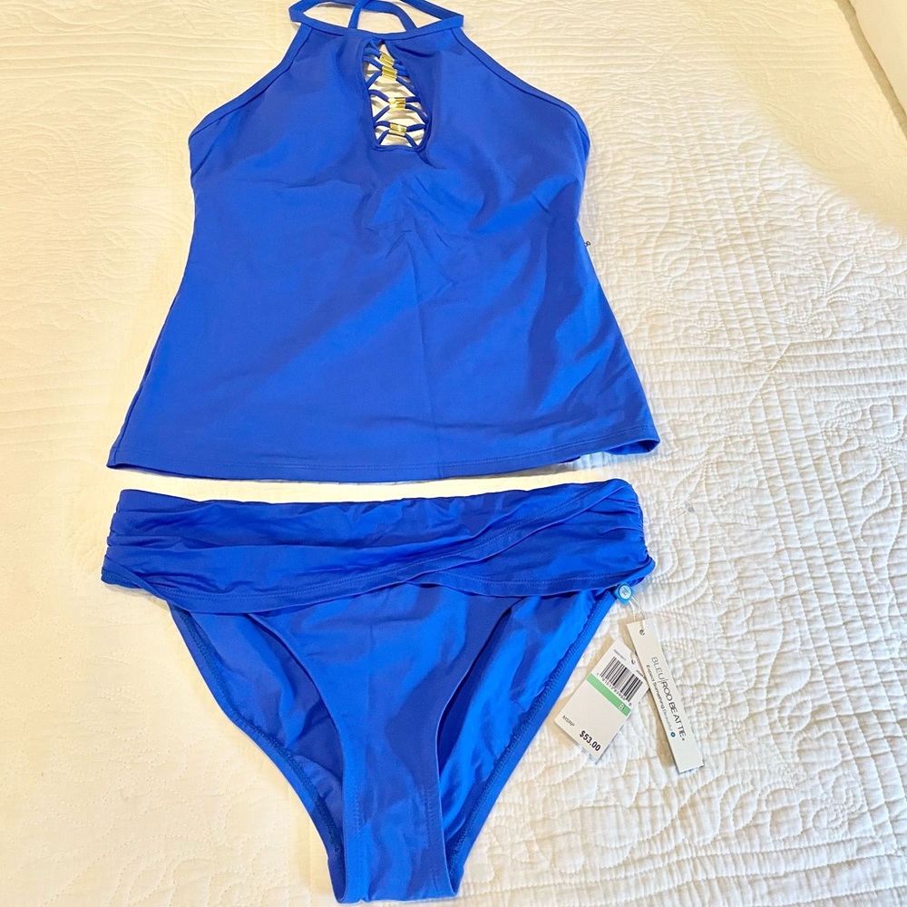 BLEU/ROD BEATTIE  Aruba Bleu Two Pieces Swimsuit